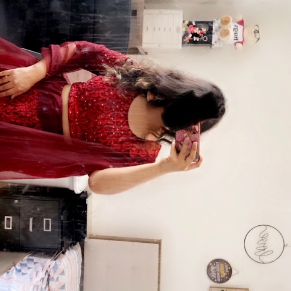 Lehanga red - Picture 2 of 2